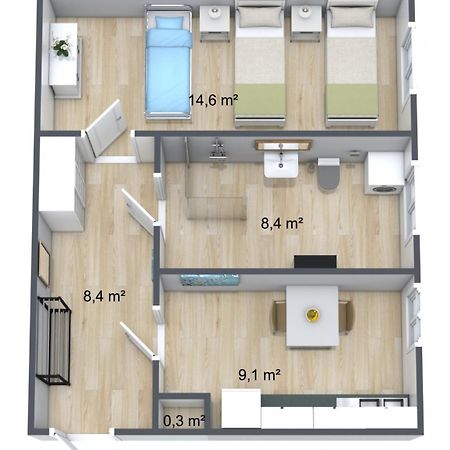 Zollikof Aparts - Sauna & Studioapartments Lipsk Zewnętrze zdjęcie